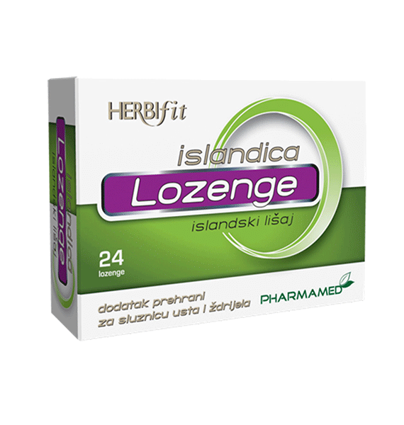 HERBIFIT LOZENGE ISLANDICA a 24 HERBIFIT LOZENGE ISLANDICA a 24