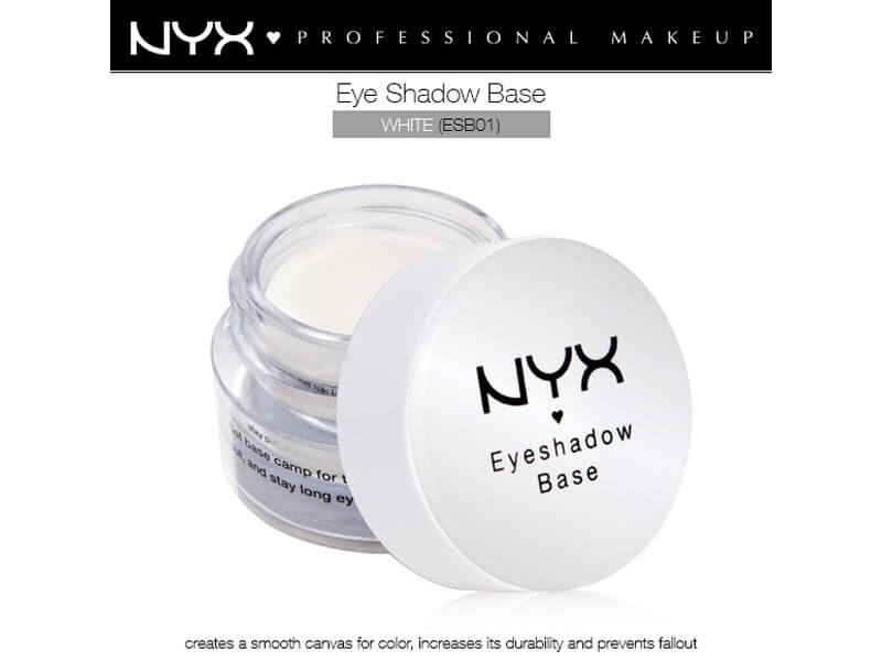 NYX Professional Makeup Baza za senku za oči ESB01 Bela