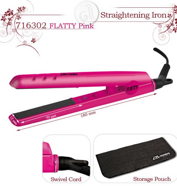 Presa Ceramic Flatty 12 mm PINK
