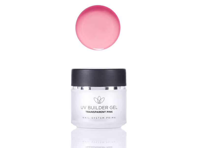 UV Builder Gel - transparent pink (za izlivanje)